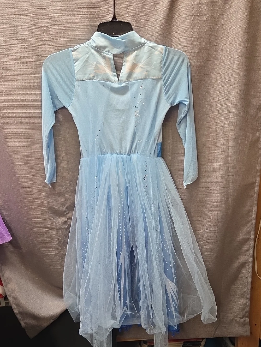 Girl’s Frozen’s Elsa‎ Ice Queen Costume Dress Princess Sz 140 CM, US 10